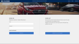 HACC MAPCARE | Customer Login - Hyundai Map Update