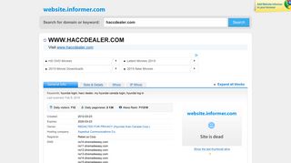haccdealer.com at Website Informer. Visit Haccdealer.
