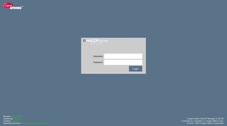 HACCP Manager Login Page