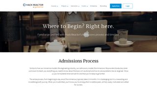 Admissions Process | Hack Reactor