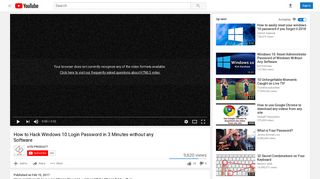 How to Hack Windows 10 Login Password in 3 Minutes without any ...