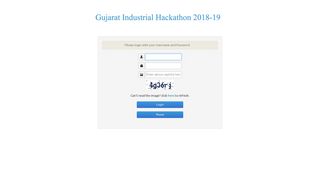 Team Login | Gujarat Industrial Hackathon 2018 - SSIP Gujarat