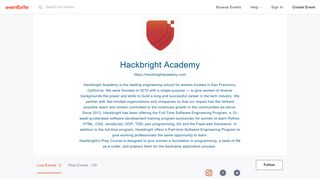 Hackbright Academy Events | Eventbrite
