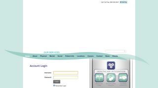 User Log In - Meridian Health Services