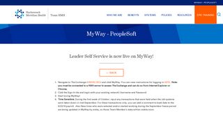 MyWay - PeopleSoft - TeamHMH