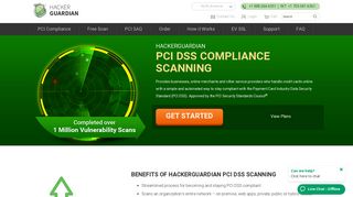 PCI Compliance Scan from Comodo HackerGuardian