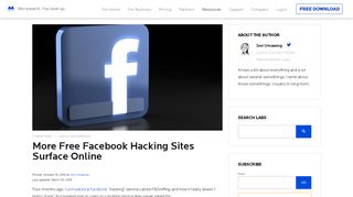 More Free Facebook Hacking Sites Surface Online - Malwarebytes ...