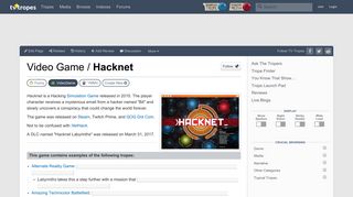 Hacknet (Video Game) - TV Tropes