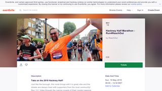 Hackney Half Marathon - Run4ReachOut Tickets, Sun 19 May 2019 at ...