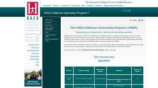 Hispanic Association of Colleges and Universities - HACU National ...
