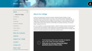 About Our College | Hadassah Academic College