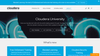 Apache Hadoop training from Cloudera University