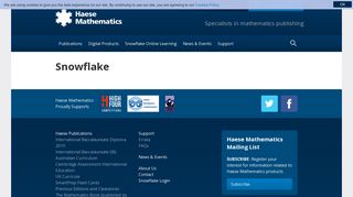 Snowflake – Haese Mathematics