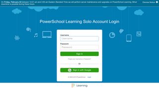 PowerSchool Learning Solo Account Login