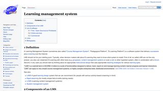 Learning management system - EduTech Wiki