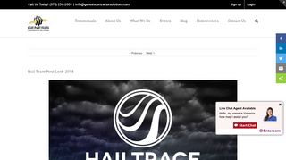 Hail Trace First Look 2018 - Genesis Contractor Solutions