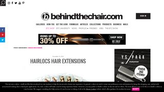 Hairlocs Hair Extensions - Behindthechair.com