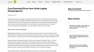 Cara Download Driver Laptop Acermu Dengan Mudah