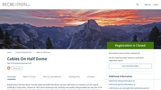 Cables On Half Dome | Recreation.gov