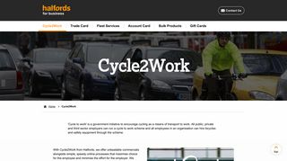 Cycle2Work - Halfords