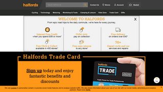 Halfords Advice Centre | Trade Card
