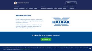 Compare Halifax car insurance | Compare the Market