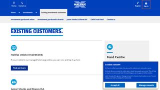 Halifax UK | Existing Investment customers | Investments