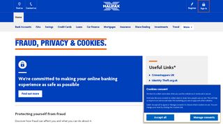 Halifax - Online Internet Banking security - Security and Privacy