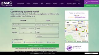 Halifax Conveyancing Solicitors Quote - SAM Conveyancing