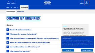 Halifax UK | ISA FAQs and Common Enquiries | ISA