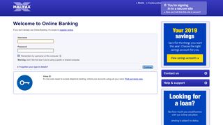 Halifax online banking