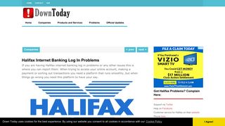 Halifax Internet Banking Log In Problems | Down Today