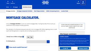 Halifax Mortgage Calculator - Online Mortgage Rate Calculator