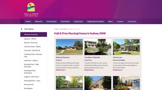 Hall & Prior Nursing Homes in Sydney, NSW