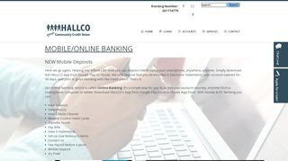 HALLCO - Mobile Banking