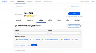 Working at HALLCON: 436 Reviews | Indeed.com