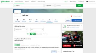 Hallcon Employee Benefits and Perks | Glassdoor