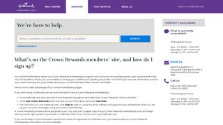 What's on the Crown Rewards members' site, and how do I sign up?