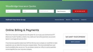 Online Billing & Payments | Hallmark Insurance Group