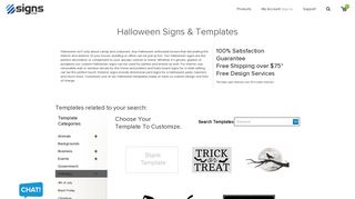 Halloween Signs & Templates | Signs.com
