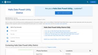 Halls Dale Powell Utility District: Login, Bill Pay, Customer Service and ...