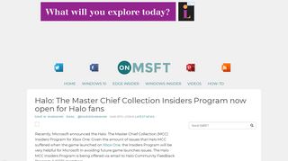 Halo: The Master Chief Collection Insiders Program now open for Halo ...