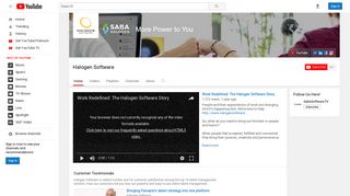 Halogen Software - YouTube
