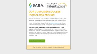 Our Customer Success Portal has moved!