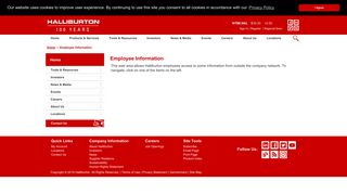 Employee Information - Halliburton