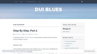 HAM Program – DUI Blues