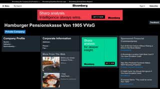 Hamburger Pensionskasse von 1905 VVaG: Company Profile ...