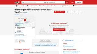 Hamburger Pensionskasse von 1905 VVAG - Insurance ...