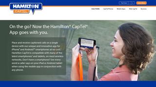Mobile Apps for Smartphones and Tablets | Hamilton CapTel