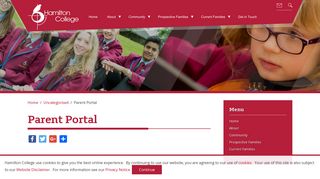Hamilton College - Parent Portal
